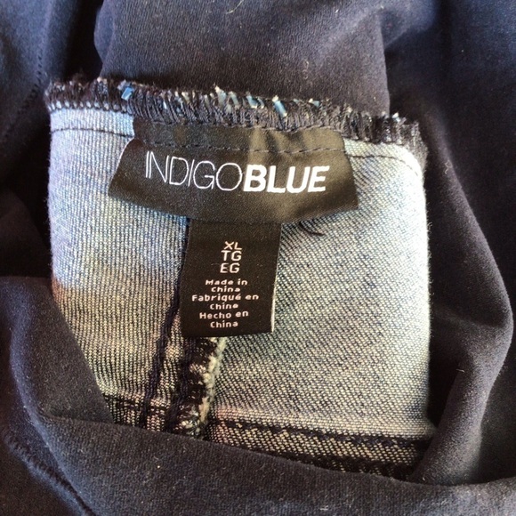 MOTHERHOOD Maternity Womens Indigo Blue Super Stretch Fit Belly Skinny Jeans - Picture 8 of 9